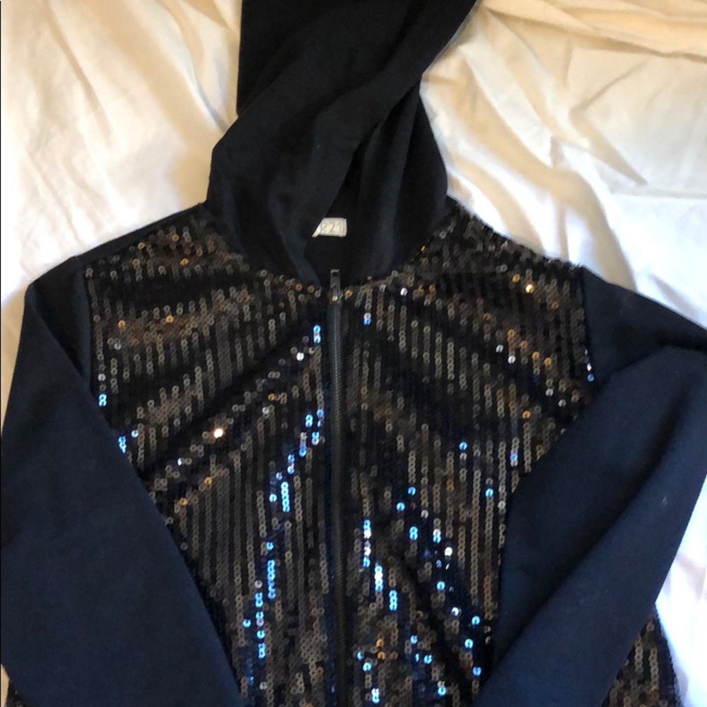 Small Black glittery Forever 21 sweater